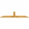 Ekena Millwork Portland Rough Sawn Timber Gable Bracket, Western Red Cedar, 84"W x 24"H x 2"D x 6"F, 7/12 Pitch GBW084X24X0206POR00RWR - alternate 4